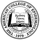 Seal of the American College of Epidemiology, 1979: chronos, topos, demos