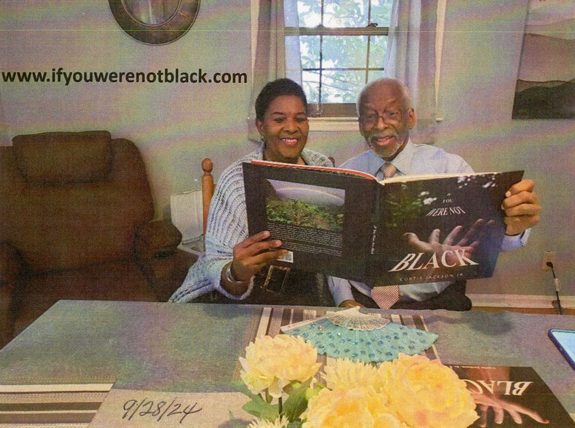 Brenda Womble and Curtis Jackson in Curtis' home