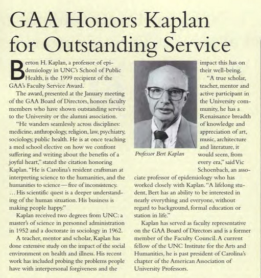 Image of page in Carolina Alumni Review
